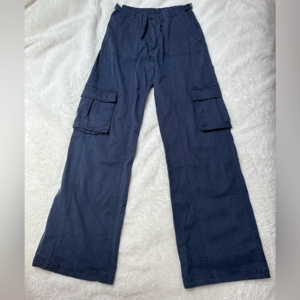 PacSun Navy Blue Cargo Pants